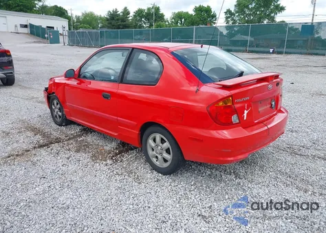 2003 Hyundai Accent Gl from USA, damaged, VIN KMHCG35CX3U247788
